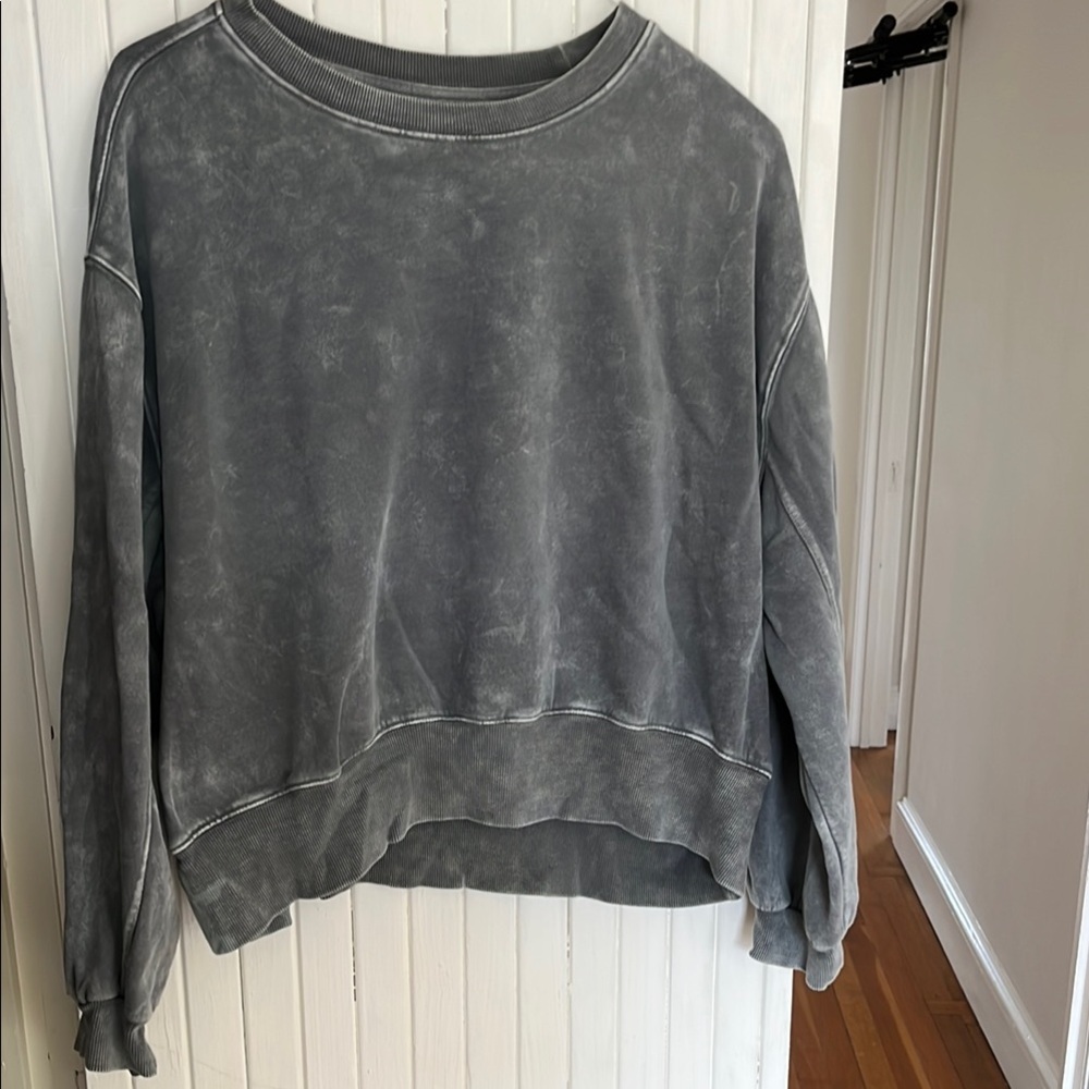 Gray Washed Sweatshirt